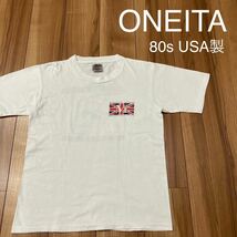 80s USA製 ONEITA オニータ Tシャツ 半袖 lacrosse ラクロス イングランドツアー 1988 ヴィンテージ サイズL 玉mc1956_画像1