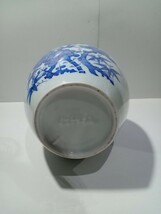 染付　松竹梅　花瓶　花器　一輪挿し　陶磁器　有田焼　古伊万里　深川_画像5