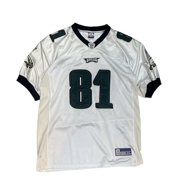 00s reebok アメフトシャツ　サイズ52 NFL Philadelphia eagles フィラデルフィアイーグル　bboy hiphop ストリート