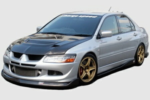 チャージスピード Lancer Evolution Lancer CT9A 3点set カーボン 未塗装 CHARGE SPEED BottomLine ボトムライン