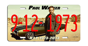 雑貨!ポール・ウォーカー/Paul Walker/ワイルド・スピード/Fast&Furious/ティンサイン/ナンバープレート/ライセンスプレート/ブリキ看板-3