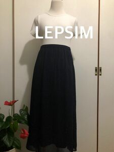 LEPSIM スカート ロングスカート 小花柄プリントスカート