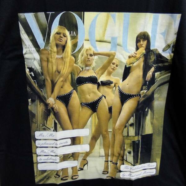 『VOGUE　(ヴォーグ)』 【XLサイズ】　SEXY モデル 水着 BIGプリントTシャツ　新品【送料無料】検) PLAYBOY プレイボーイ