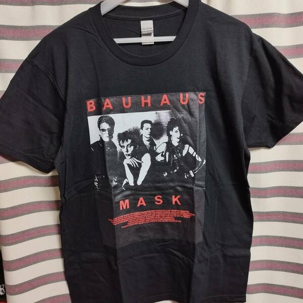 BAUHAUS（バウハウス）バンドTシャツ/黒 Lサイズ/ 送料無料/新品◆ ゴシック・ロック/ゴス/Peter Murphy