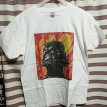 hide『HIDE YOUR FACE』 BIGプリントTシャツ【Mサイズ】H・R・ギーガー アートワーク ★X Japan バンドTee_画像1