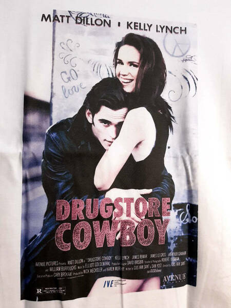 『ドラッグストアカウボーイ』Tシャツ 【 Lサイズ 】映画◆送料無料/新品◆マットディロン Drugstore Cowboy