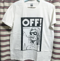 OFF! バンドTシャツ◆ハードコアパンク レッチリ アンソニー愛用Tシャツ【白Lサイズ】送料無料/新品 Red Hot Chili Peppers_画像1