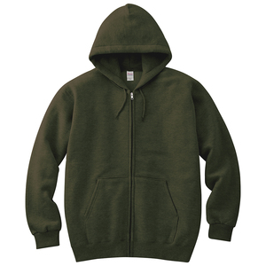 * 037. Army green * S size * 8.4 ounce Zip up light Parker thin Parker men's 