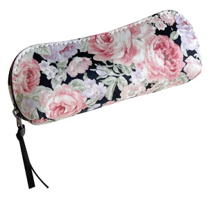 * black * glasses case ROSE glasses case floral print rose glasses inserting glasses case glasses case glasses inserting glasses inserting glasses case 