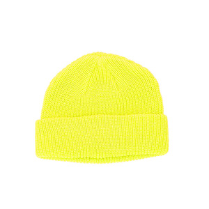 ☆ 13.N.YELLOW ☆ Low Watch ニットキャップ ベーシックエンチ ワッチキャップ 浅め ビーニー ローワッチ ニット 帽子 ロールキャップ