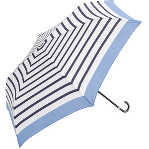 * rim color border / sax * becausebiko-z. rain combined use folding umbrella biko-z umbrella because folding umbrella parasol shade folding umbrella 