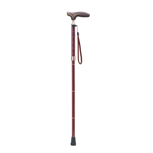 * FK-21. dark red * love cane anti-bacterial series folding type cane folding love cane anti-bacterial series folding type stick ..tsue