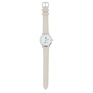 * sv/ white / gray ju* BEVERLY HILLS POLO CLUB wristwatch 32mm wristwatch men's lady's brand POLO CLUB Polo Club stylish adult 