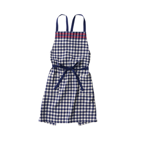 * vi si- navy * habiture front ..tei Lee apron front .. apron short lady's childcare worker .....habituel