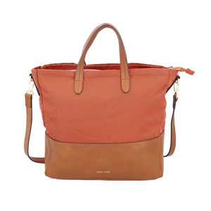 * TER. terra‐cotta * Legato Largo water-repellent tsu il nylon fake leather 2WAY shoulder legato Largo shoulder bag LG-D1192 Legato