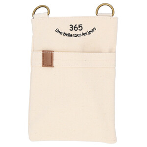 *kinali* Lafiel rough .-ru365 embroidery Mini shoulder bag Lafiel rough .-ru Mini shoulder bag vertical Mini shoulder bag 