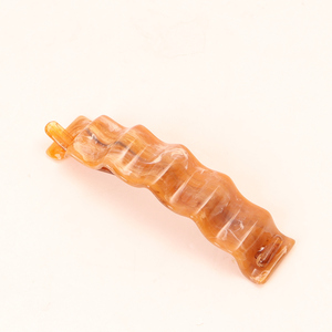 * marble wave / Brown * metal free banana clip hair accessory clip square hair clip hair accessory 