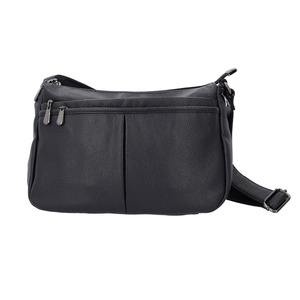 * black * leather style shoulder bag nes leaf shoulder bag lady's diagonal .. adult shoulder bag shoulder 