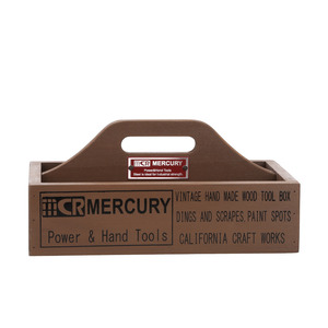 ☆ ブラウン ☆ MERCURY マーキュリー ウッド ハンディツール ボックス マーキュリー ツールボックス mercury 雑貨 工具箱 小物入れ 木製