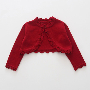 * wine red * 130cm * cardigan lycard89 cardigan Short girl knitted knitted sweater knitted cardigan long sleeve 