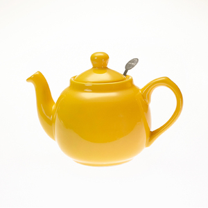 London Pottery 2 Cup Farmhouse Filter Teapot Lemon Yellow