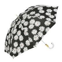 ☆ マーガレットブラック ☆ LONG PARASOL 遮光 遮熱 50cm 晴雨兼用傘 niftycolors 日傘 ニフティカラーズ 長傘 晴雨兼用 傘_画像1