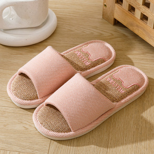 * pink * 36/37(22.5-23cm) * room shoes lysl2309 slippers stylish interior put on footwear room shoes toilet slippers front opening slippers 