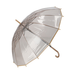 * Brown x Brown * amusant sous la pluie пластик зонт 16шт.@.55cm виниловый зонт модный 55cm длинный зонт зонт от дождя зонт одним движением зонт 