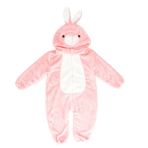 * розовый заяц * 80cm * животное костюм мульт-героя pkc3p014 костюм мульт-героя Kids детский комбинезон пижама салон одежда комбинезон передний открытие нежный 