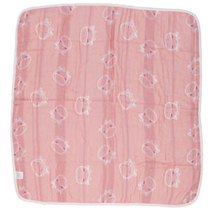 * pink ×..* blanket 6 layer gauze pmy6024 blanket gauze 6 layer 6 -ply .. hour .. with a hood cotton gauze ..