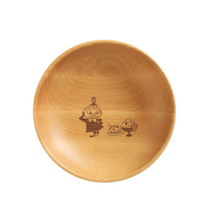 ☆ リトルミイ ☆ ムーミン ラウンドディッシュ Sサイズ 18cm ムーミン 食器 木製 プレート 皿 お皿 ラウンドプレート 丸皿