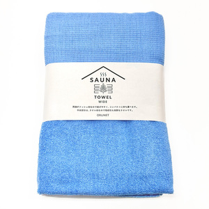 ☆ ブルー ☆ SAUNA TOWEL サウナタオル ワイド サウナタオル フェイスタオル ワイド SAUNA TOWEL 今治 タオル 今治タオル 薄手 手ぬぐい