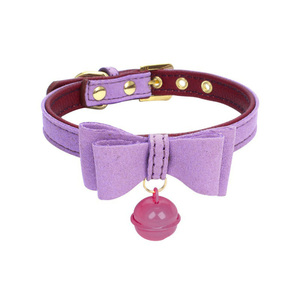 * purple * S size * necklace pmycl147 cat dog necklace ribbon lovely stylish bell microminiature small size dog medium sized dog .... dog for cat for 