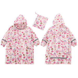 ☆ Розовый ☆ M Size ☆ Raincoat Детская школьная сумка совместимая с PMYRAIN009