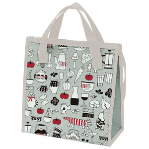 * Lisa la-son kitchen * character non-woven keep cool bag SKATERske-ta- lunch bag keep cool character non-woven lunch back 