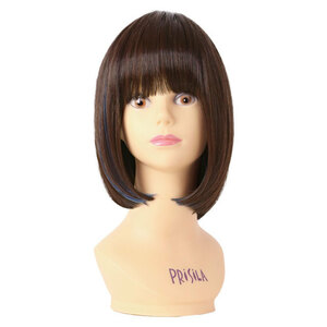 ☆ TBB/Теплостойкий синий черный ☆ Присира All Wig Moasylky Bob A-703 Prisilla Wig Full Wig Bob All Wig