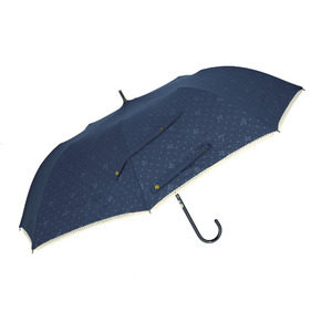 * dot & ribbon NVxWH * HYGGE. rain combined use Short wide umbrella 55cm umbrella . rain combined use lady's trance foam parasol umbrella shade UV cut 