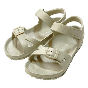 ☆ Песок ☆ S (18-19 см) ☆ Eva Back Band Sandals Kids Sy-70670 Детские сандалии Panko Belt Sports Sandals