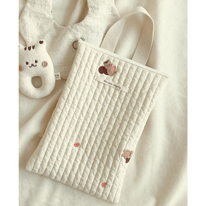 * Heart squirrel * baby feeding bottle diapers bag zipper attaching ybpouch5009 baby feeding bottle diapers bag embroidery zipper attaching zipper 