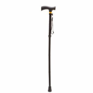 * black cane folding stylish nursing articles nursing folding type stick .. folding light light weight flexible type carrying floral print flower plain 