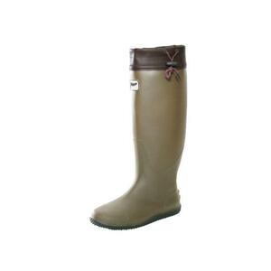 * khaki * 3L size portable rain boots mail order lady's men's long commuting going to school folding compact storage simple boots 