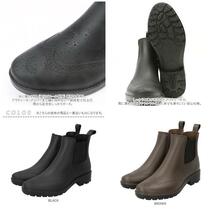 ☆ BLACK ☆ S(24-24.5cm) ☆ ANYWALK エニーウォーク ショートレインブーツ ANYWALK エニーウォーク レインブーツ メンズ レインシューズ_画像10