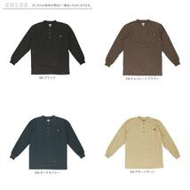 ☆ CB.チョコレートブラウン ☆ XXLサイズ ☆ Dickies ディッキーズ Long Sleeve Henley Shirt WL451 ディッキーズ Dickies tシャツ WL451_画像9