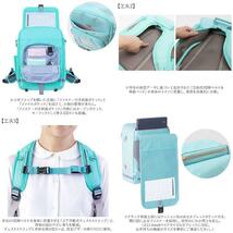 ☆ ネイビー ☆ RAKUSACK JUNIOR PLUS 低学年用 スクールバッグ リュック ランドセル 軽量 ラクサック 101351 ジュニア プラス_画像7