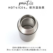 ☆ BEIGE ☆ ロッコ ワンプッシュアンドコップ ボトル 500ml 水筒 ワンタッチ かわいい 保冷 保温 コップ付き 大人 500ml コップ付き水筒_画像7