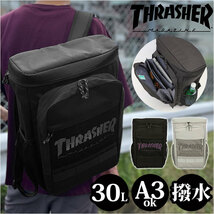 ☆ アイスグレーブラック ☆ THRASHER スラッシャー THR238 Backpack 30L スラッシャー リュック THR-238 THRASHER メンズ_画像3