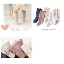 ☆ ブルー ☆ Lサイズ（13～15cm） ☆ キッズ ソックス 春秋 sesocks8042 靴下 キッズ 女の子 ハイソックス ソックス ベビー くつ下_画像8