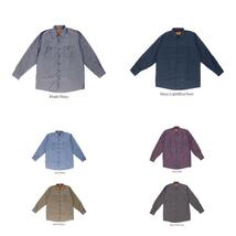 ☆ DenimBlue ☆ サイズM ☆ RED KAP レッドキャップ LONG SLEEVE WORKSHIRT red kap ワークシャツ レッドキャップ SP14 メンズ ブランド_画像10