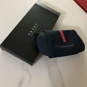 *** Prada PRADA fragrance brand [ luna *rosa] pouch regular goods box attaching unused goods dark blue 