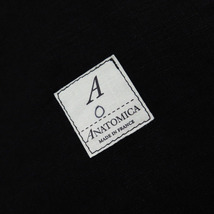 ANATOMICA ARTHUR TYRONE BLACK LINEN COAT 0 アナトミカ アルチュール ブラック リネン コート アーサー フランス製_画像9